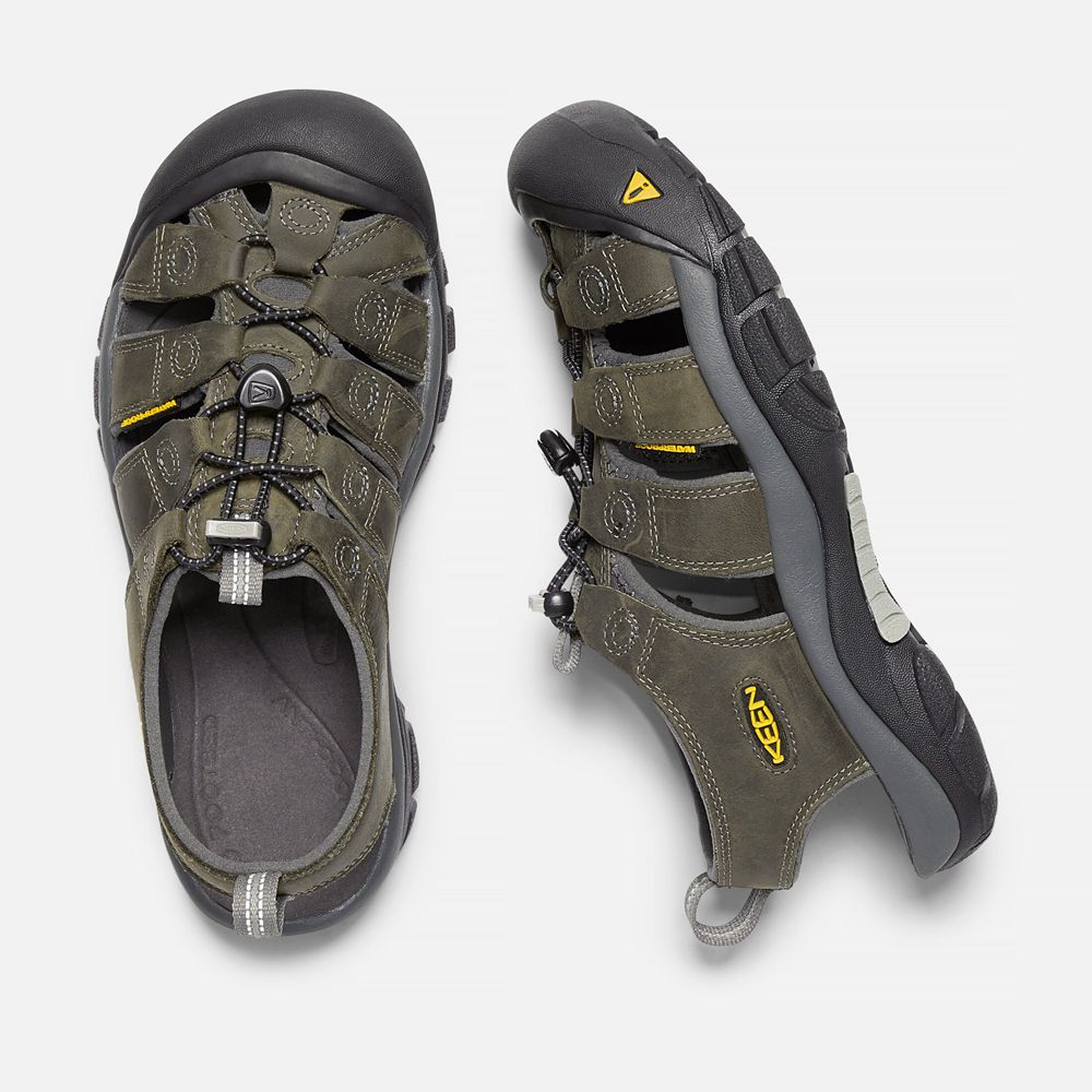 Sandalias Trekking Keen Mexico Grises Oscuro - Hombre Newport - IR0734259